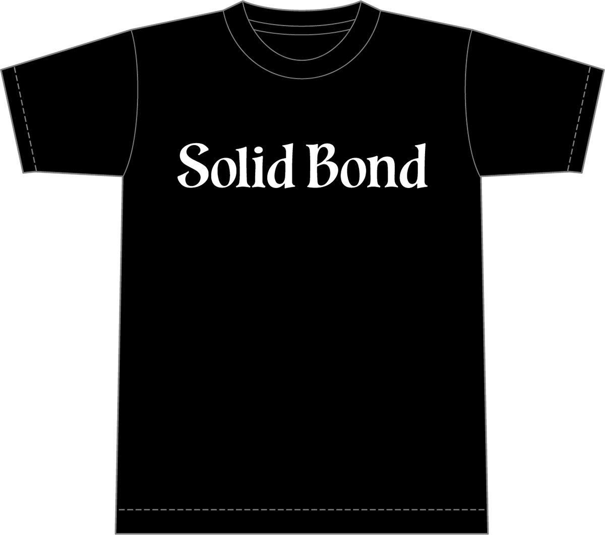 3/16 Solid Bond T-Shirt Design-1 Black 発売開始！