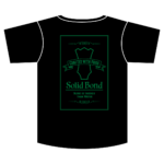 Solid Bond T-Shirt Design-1 Black & White Green Logo