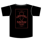 Solid Bond T-Shirt Design-1 Black & White Red Logo