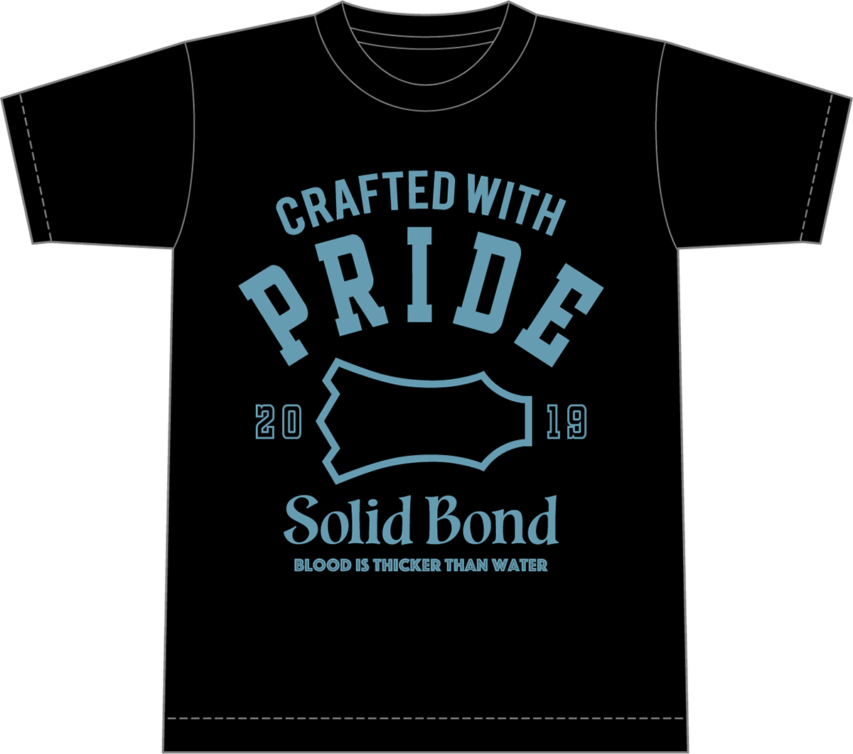 3/16 Solid Bond T-Shirt Design-2 Black 発売開始！