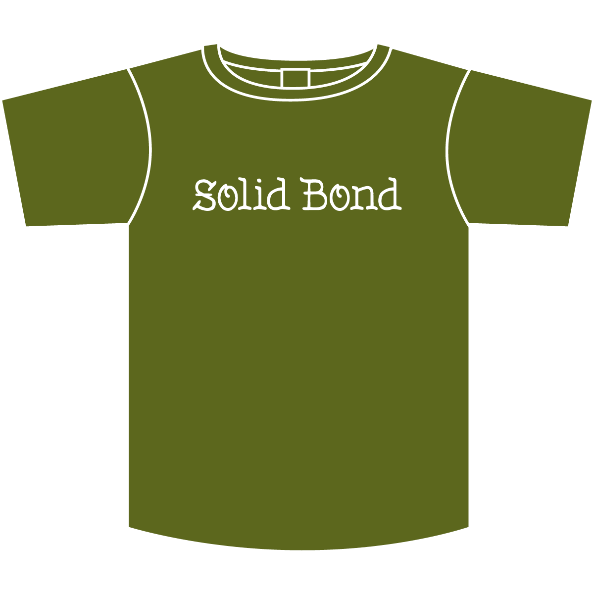 7/20 Solid Bond T-Shirt Design-4 Military Green 発売開始！