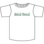 Solid Bond T-Shirt Design-4 Military Green & White