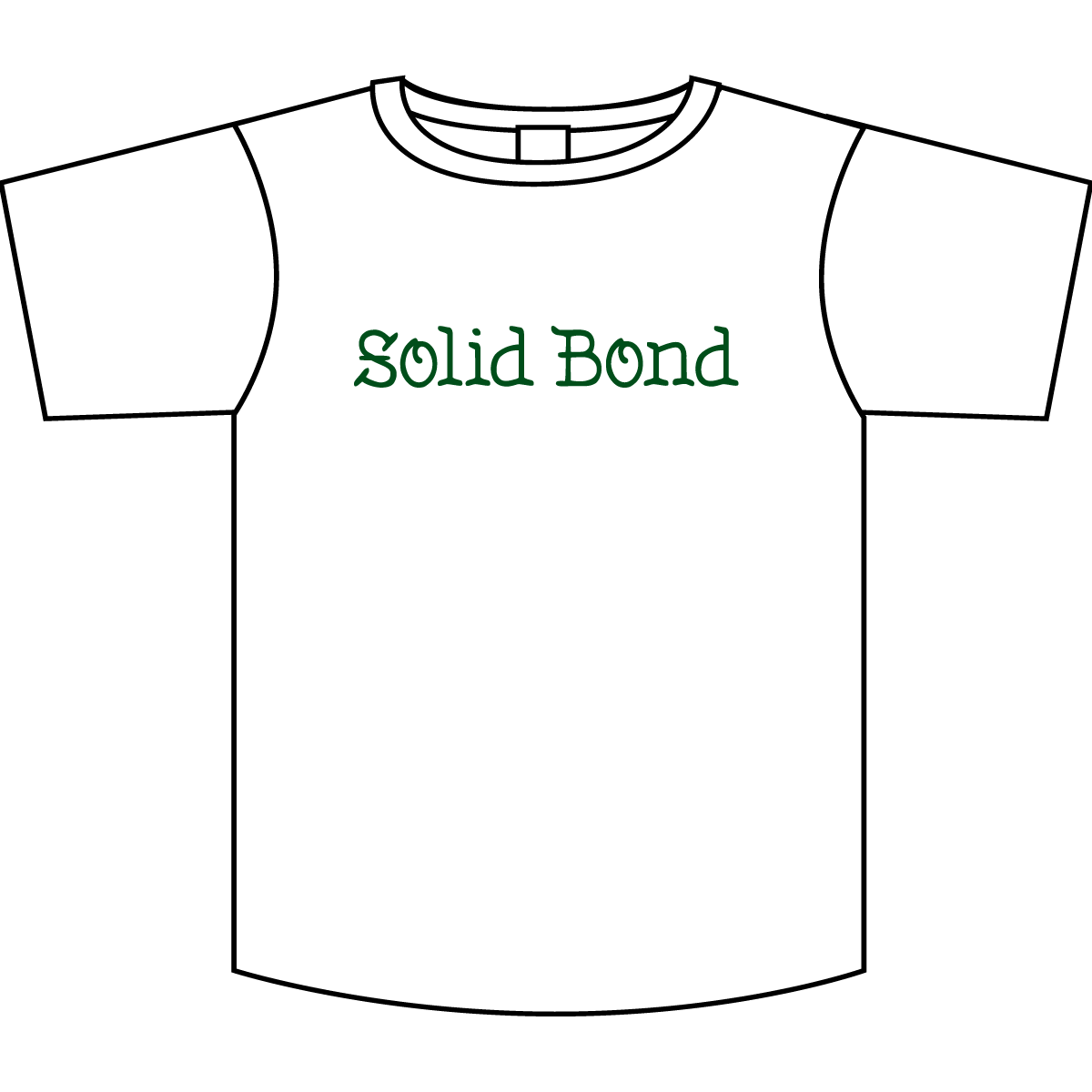 7/20 Solid Bond T-Shirt Design-4 White 発売開始！